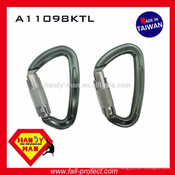 A11098KTL Mousqueton Mousqueton Mousqueton pour Alpinisme en Aluminium Twist Lock